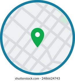 Infografía creativa del tema del panel de navegación del mapa de la ciudad