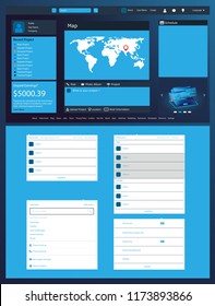 Dashboard User interface for Big data flow processing concept, cloud database, isometric vector, web hosting and server room icons or social media. Smart Media concept in database system, Interactive 