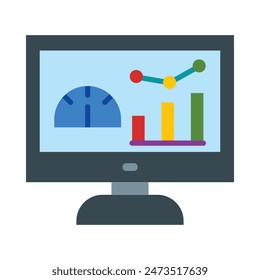 Dashboard Vector Flat Icon Design