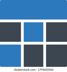 icono de color de glifo vectorial de tablero 