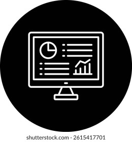 Dashboard vector icon. Can be used for printing, mobile and web applications.