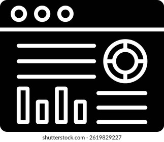 Dashboard vector icon. Can be used for printing, mobile and web applications.