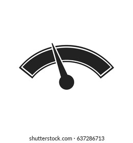 Dashboard Vector Icon Level Meter Speed Stock Vector (Royalty Free ...