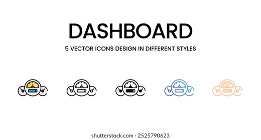 Dashboard, Vektorsymbole, Stockgrafik festlegen