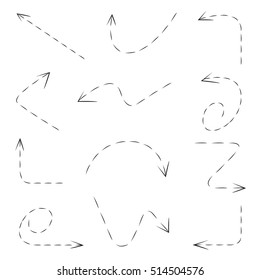dashed arrows