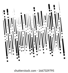 dashed dynamic lines, stripes pattern. random, irregular intermittent streaks design. interrupt vertical, straight parallel stripes texture