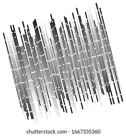 dashed dynamic lines, stripes pattern. random, irregular intermittent streaks design. interrupt vertical, straight parallel stripes texture