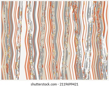 Dashed line abstract seamless pattern. Repeated rectangles texture. Black and white irregular background. Hand drawn vector illustration