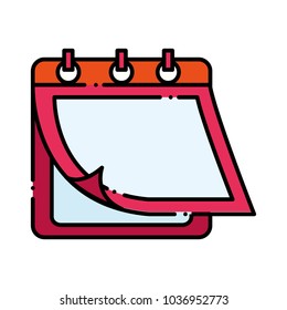 dashed line calendar date information to organizer event