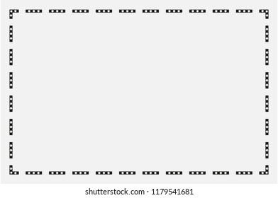 Dashed line mark to cut.