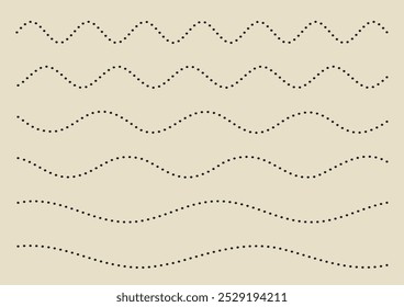 Dashed line shape. Illustration on white background