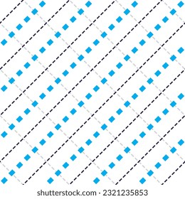 Dashed lines minimal vector seamless pattern, abstract background. Simple geometric design. Usable for fabric, wallpaper, wrapping, web and print.