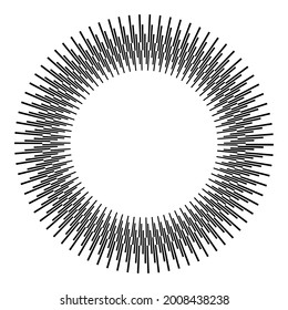 Dashed lines spiral, swirls, and twirls. Concentric, and circular volute, helix vector element