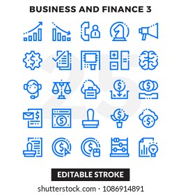 Dashed Outline Icons Pack for UI. Editable Stroke. Pixel perfect thin line vector icon set for web design and website application.