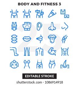 Dashed Outline Icons Pack for UI. Editable Stroke. Pixel perfect thin line vector icon set for web design and website application.