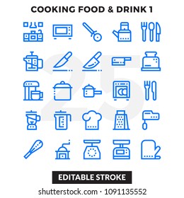 Dashed Outline Icons Pack for UI. Editable Stroke. Pixel perfect thin line vector icon set for web design and website application.