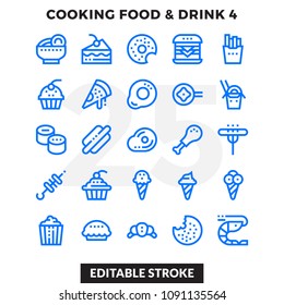 Dashed Outline Icons Pack for UI. Editable Stroke. Pixel perfect thin line vector icon set for web design and website application.
