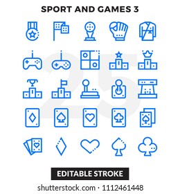 Dashed Outline Icons Pack for UI. Editable Stroke. Pixel perfect thin line vector icon set for web design and website application.