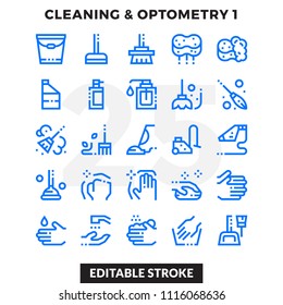 Dashed Outline Icons Pack for UI. Editable Stroke. Pixel perfect thin line vector icon set for web design and website application.
