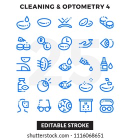 Dashed Outline Icons Pack for UI. Editable Stroke. Pixel perfect thin line vector icon set for web design and website application.