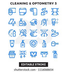 Dashed Outline Icons Pack for UI. Editable Stroke. Pixel perfect thin line vector icon set for web design and website application.