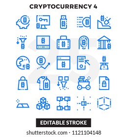 Dashed Outline Icons Pack for UI. Editable Stroke. Pixel perfect thin line vector icon set for web design and website application.