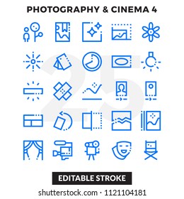 Dashed Outline Icons Pack for UI. Editable Stroke. Pixel perfect thin line vector icon set for web design and website application.