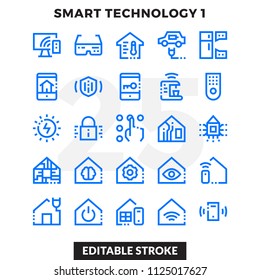 Dashed Outline Icons Pack for UI. Editable Stroke. Pixel perfect thin line vector icon set for web design and website application.