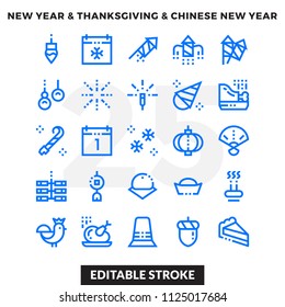 Dashed Outline Icons Pack for UI. Editable Stroke. Pixel perfect thin line vector icon set for web design and website application.