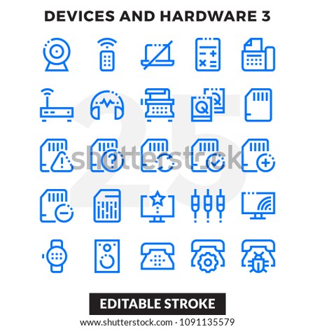 Dashed Outline Icons Pack for UI. Editable Stroke. Pixel perfect thin line vector icon set for web design and website application.