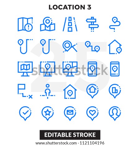 Dashed Outline Icons Pack for UI. Editable Stroke. Pixel perfect thin line vector icon set for web design and website application.