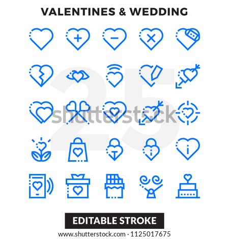 Dashed Outline Icons Pack for UI. Editable Stroke. Pixel perfect thin line vector icon set for web design and website application.