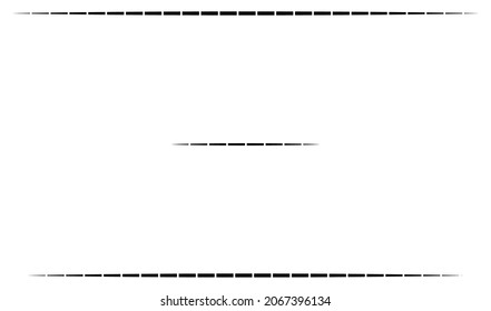 Gestohlene, parallele, gerade Linien, geometrisches Element. Linien, Streifen mit Lücken