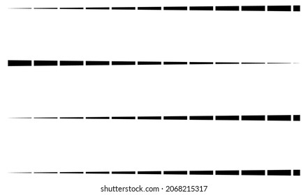 Gestohlene, parallele, gerade Linien, geometrisches Element. Linien, Streifen mit Lücken