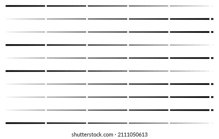 Gestohlene, parallele, gerade Linien, geometrisches Element. Linien, Streifen mit Lücken