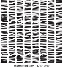 Dashed seamless pattern. Vector illustration in EPS8 format.