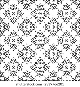 Dashes lines. Grunge texture. Black and white pattern. Abstract background for web page, textures, card, poster, fabric, textile.