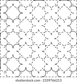 Dashes lines. Grunge texture. Black and white pattern. Abstract background for web page, textures, card, poster, fabric, textile.