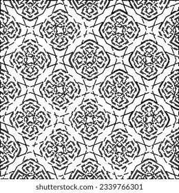 Dashes lines. Grunge texture. Black and white pattern. Abstract background for web page, textures, card, poster, fabric, textile.