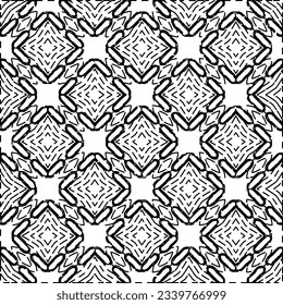 Dashes lines. Grunge texture. Black and white pattern. Abstract background for web page, textures, card, poster, fabric, textile.