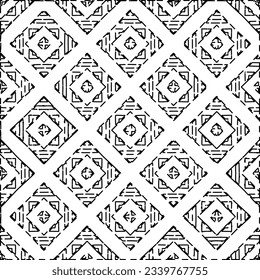 Dashes lines. Grunge texture. Black and white pattern. Abstract background for web page, textures, card, poster, fabric, textile.