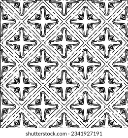 Dashes lines. Grunge texture. Black and white pattern. Abstract background for web page, textures, card, poster, fabric, textile.
