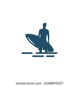 a dashing and passionate surfer