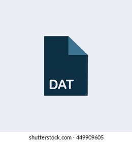 DAT Icon, DAT file icon,extension icon, file icon, format icon