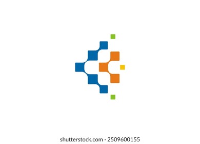 DAT TECNOLOGY logo vector illustration silhouette designs template