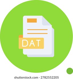 Dat vector Icon Design Illustration