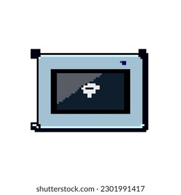 data 5g modem game pixel art retro vector. bit wireless network, train router data 5g modem. old vintage illustration