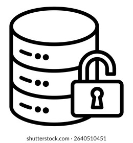 Data Access Simple Vector Icon Collection