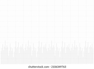 Data analysis background. wide financial chart with black and white background. finance and business grid pattern concept. 