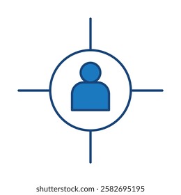 Data Analysis Blue Line Icon. Database Big Data Analytics Server Infographic Pictograms Security Digitalization Processing Editable Stroke Vector Icon